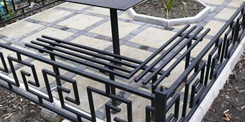 Оградка на могилу: виды, материалы и стандарты установки